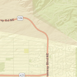 Tramway Road Northeast, Albuquerque, NM Street Map