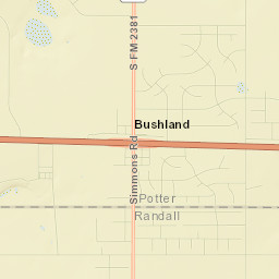 25th Street Amarillo TX 79124 Street Map