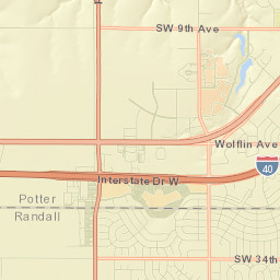 7631-7825 I-40 Frontage Rd Amarillo TX 79121 America Street Map