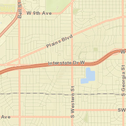 3319 I-40 Frontage Rd Amarillo TX Street Map