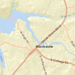 Winchester Street Map