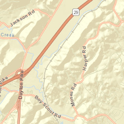 Falling Water Street Map