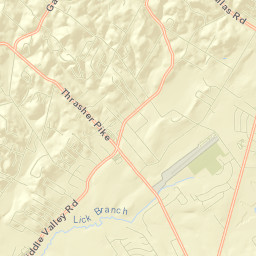 Middle Valley Street Map