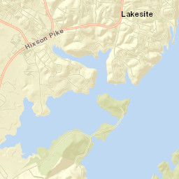 Lakesite Street Map