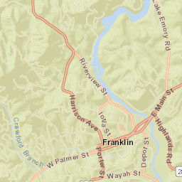 Franklin Street Map