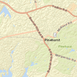 Pinehurst Street Map