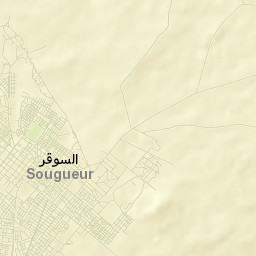 Sougueur Street Map
