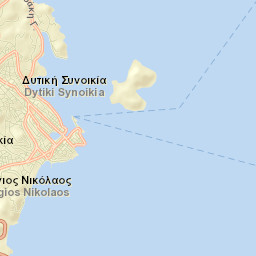 Ágios Nikólaos Street Map