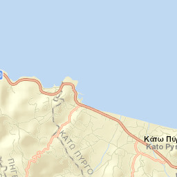 Káto Pýrgos Street Map