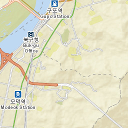 Buk-gu Street Map