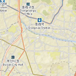 Dongnae-gu Street Map