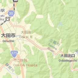 Ōdachō-ōda Street Map