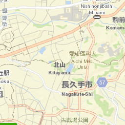 Nagakute-shi Street Map