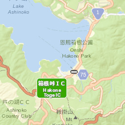 Hakone Street Map