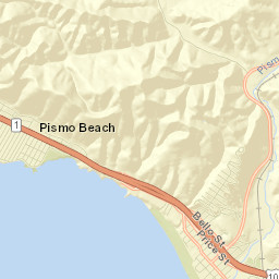 Pismo Beach Street Map