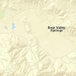 Bear Valley Springs Street Map