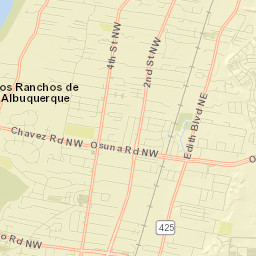 North Valley Street Map