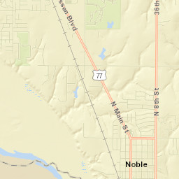 Noble Street Map