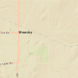 Wewoka Street Map