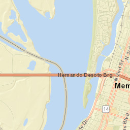 1-23 Riverside Drive, Memphis, TN 38103 Street Map