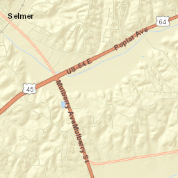 Selmer Street Map
