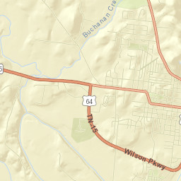 Lincoln County Street Map
