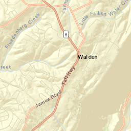 Walden Street Map