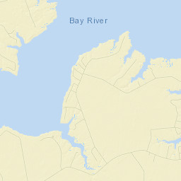 Pamlico County Street Map