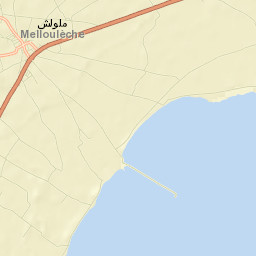 Melloulèche Street Map