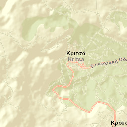 Kritsá Street Map