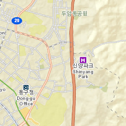 Gwangju Street Map