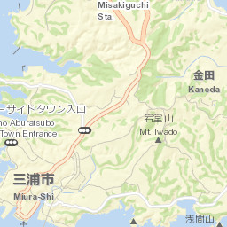 Miura Shi Street Map