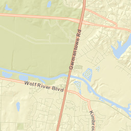 256-288 Germantown Bend Cove, Cordova Street Map