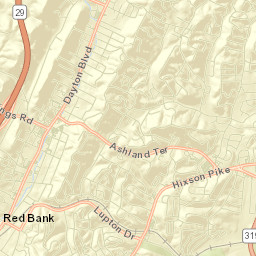 Red Bank Street Map