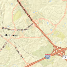Matthews Street Map