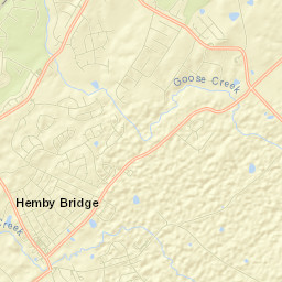 Hemby Bridge Street Map