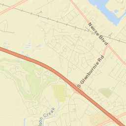 Craven County Street Map