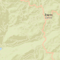 Zarós Street Map