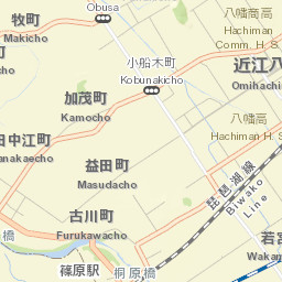 Ōmihachiman Street Map