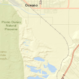 Oceano Street Map