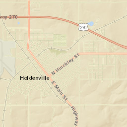 Holdenville Street Map