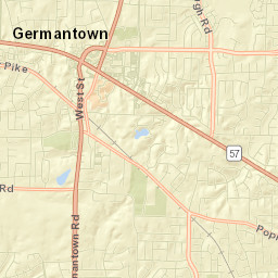Germantown Street Map