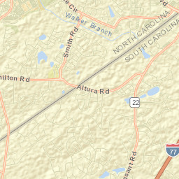 14628 Carowinds Boulevard, Charlotte, NC Street Map