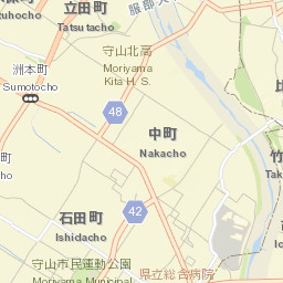 Moriyama-shi Street Map