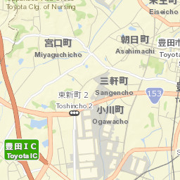 Toyota-shi Street Map