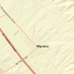 Nipomo Street Map