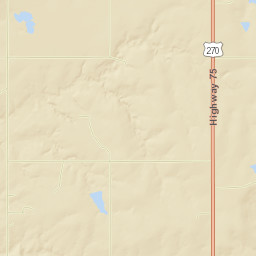 Hughes County Street Map