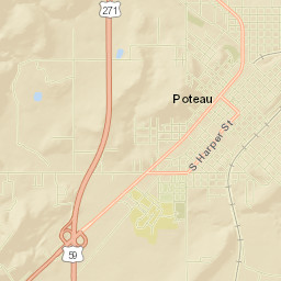 Poteau Street Map
