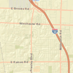 697-701 Parkdale Drive, Memphis, TN Street Map