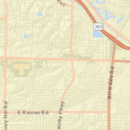 3684 Ridgeway Road, Hickory Ridge Commons, Memphis Street Map